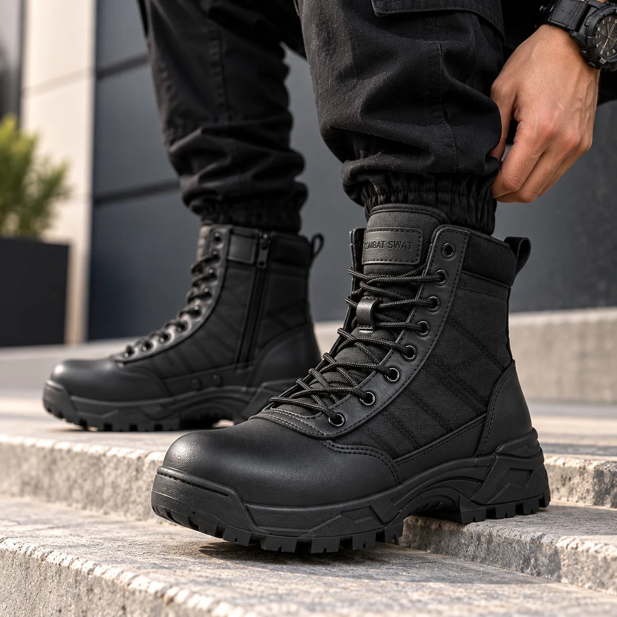 Bottes Tactiques Homme – Confort, Maintien & Adhérence