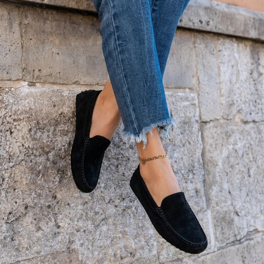 Mocassins en Cuir Véritable Heelva™ L'élégance intemporelle alliée au confort absolu.