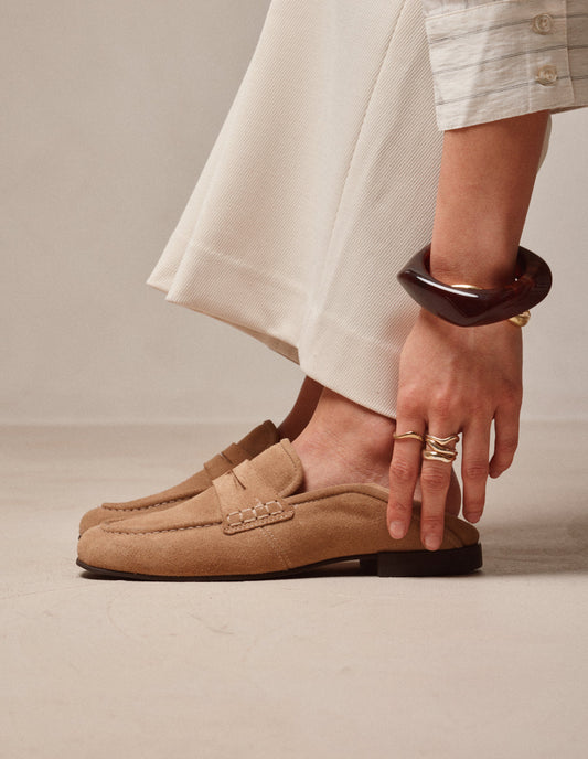 Mocassins Gema - Suède beige