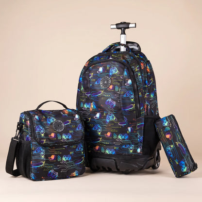 Sac à Dos Scolaire à Roulettes 3 en 1 – Collection Rentrée