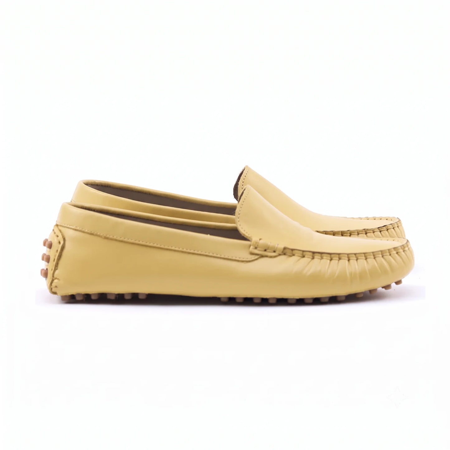 Heelva • Mocassins Slip-On en Cuir Véritable 100 % | Semelle en Caoutchouc Premium