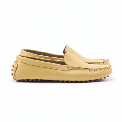 Heelva • Mocassins Slip-On en Cuir Véritable 100 % | Semelle en Caoutchouc Premium