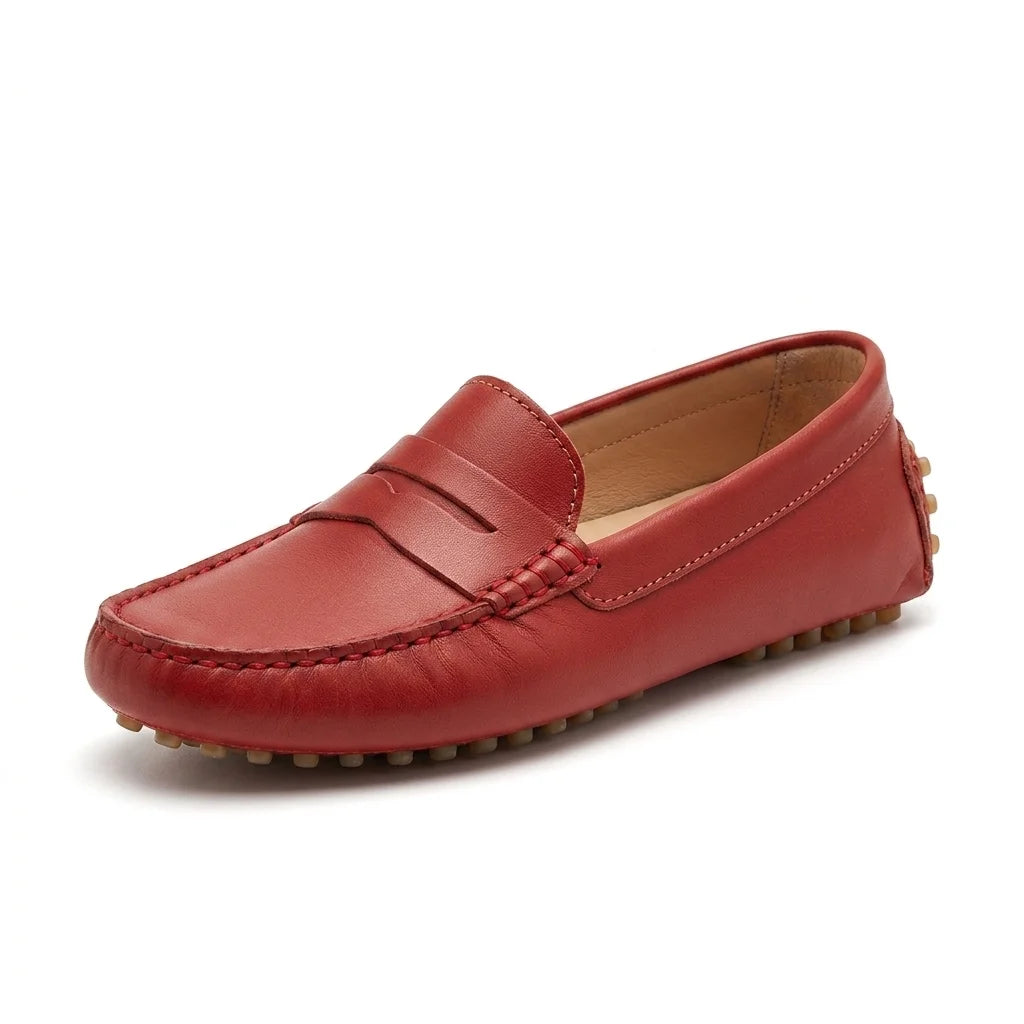 Mocassins en Cuir Véritable Heelva™ L'élégance intemporelle alliée au confort absolu.