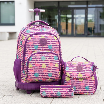 Sac à Dos Scolaire à Roulettes 3 en 1 – Collection Rentrée