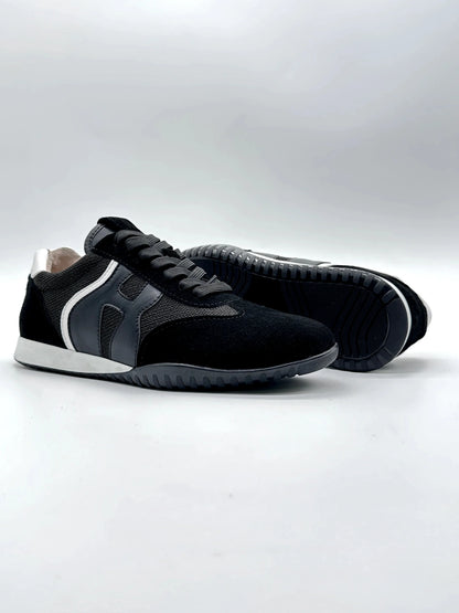 Heelva HUGAN • Baskets Homme en Cuir Véritable 100 % | Semelle Médicale & Semelle Premium