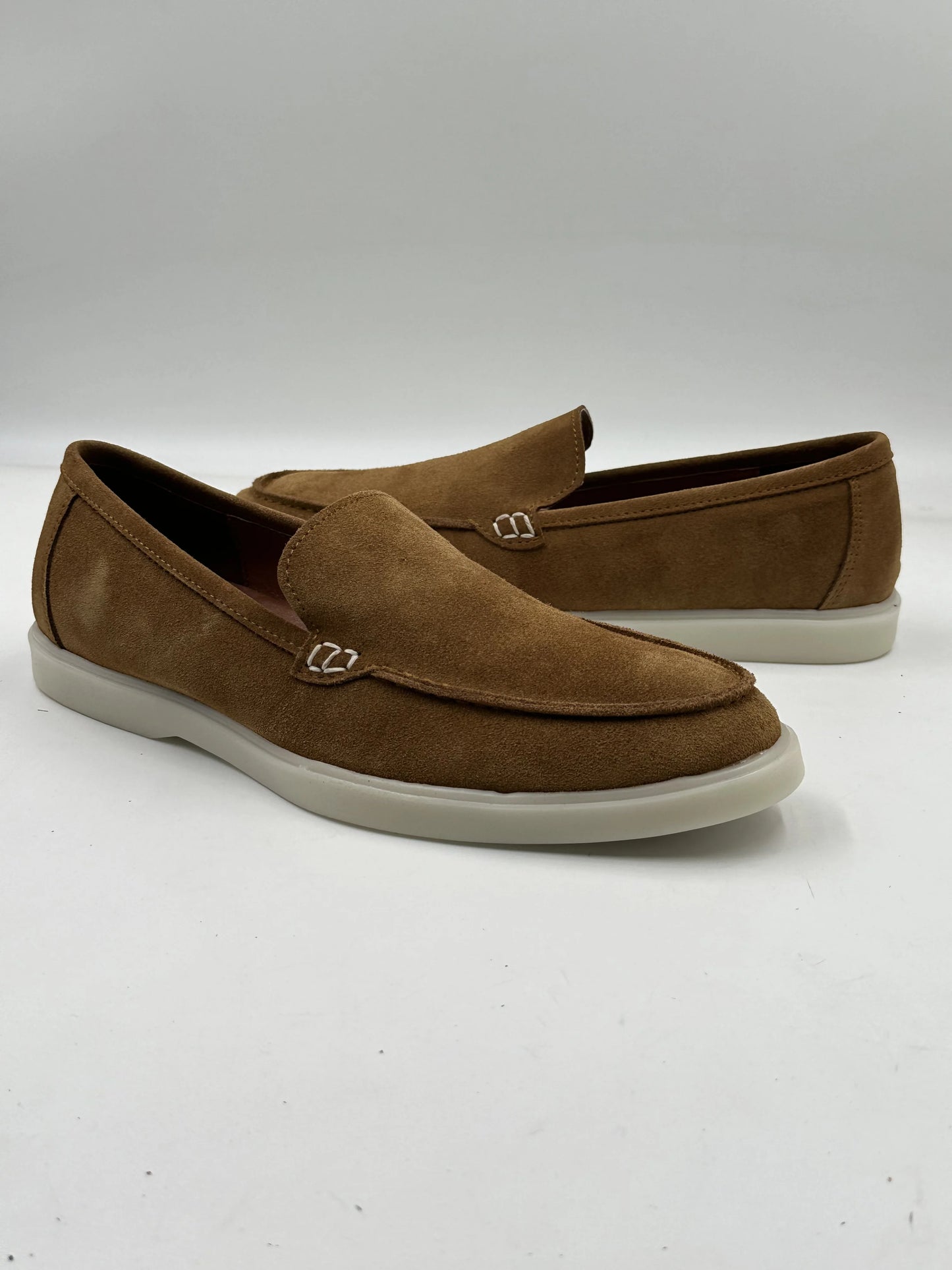 HEELVA Signature – Mocassin Prestige en daim premium