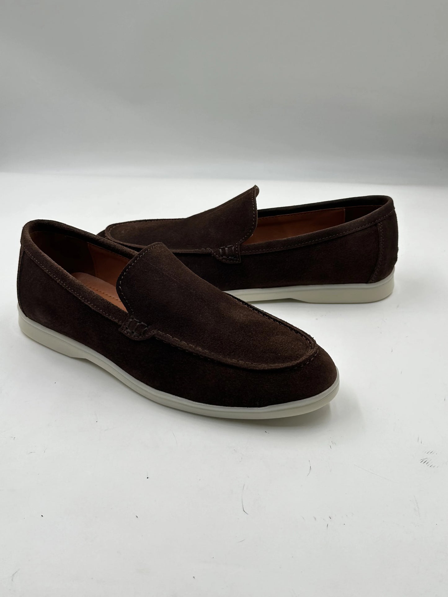 HEELVA Signature – Mocassin Prestige en daim premium