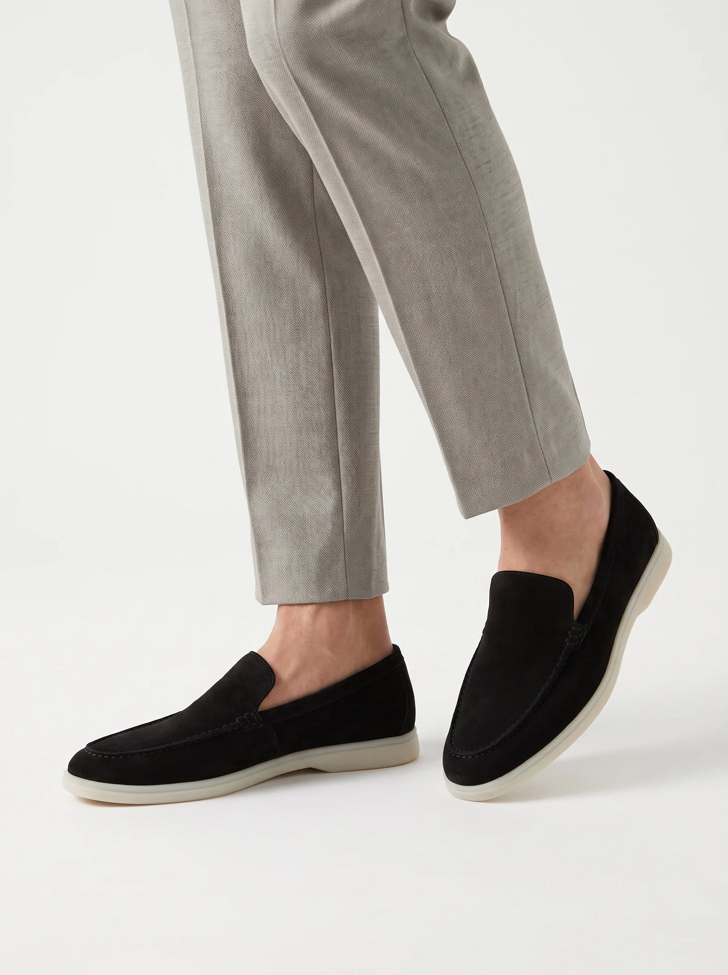 HEELVA Signature – Mocassin Prestige en daim premium