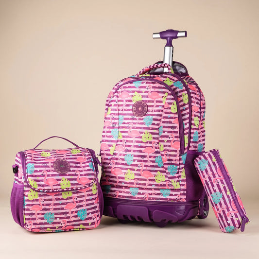 Sac à Dos Scolaire à Roulettes 3 en 1 – Collection Rentrée
