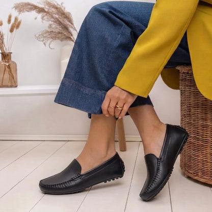 Mocassins en Cuir Véritable Heelva™ L'élégance intemporelle alliée au confort absolu.