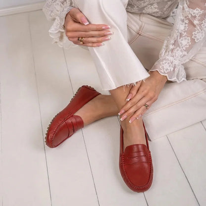Mocassins en Cuir Véritable Heelva™ L'élégance intemporelle alliée au confort absolu.