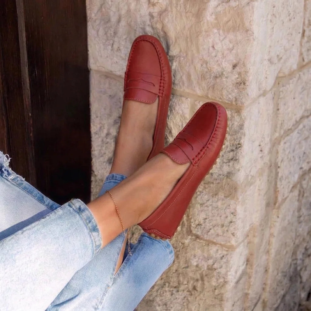 Mocassins en Cuir Véritable Heelva™ L'élégance intemporelle alliée au confort absolu.