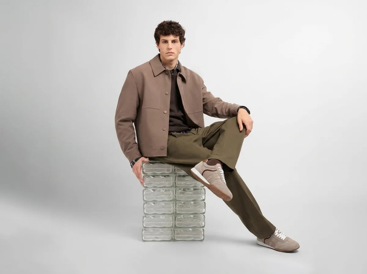 Heelva HUGAN • Baskets Homme en Cuir Véritable 100 % | Semelle Médicale & Semelle Premium