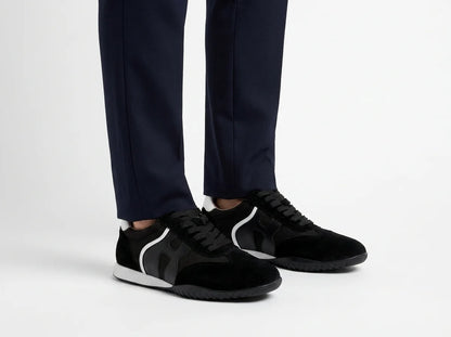 Heelva HUGAN • Baskets Homme en Cuir Véritable 100 % | Semelle Médicale & Semelle Premium
