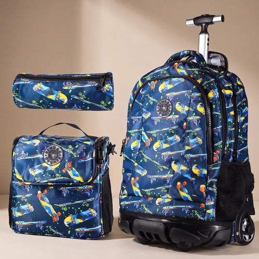 Sac à Dos Scolaire à Roulettes 3 en 1 – Collection Rentrée