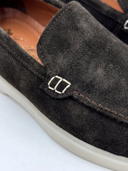 HEELVA Signature – Mocassin Prestige en daim premium