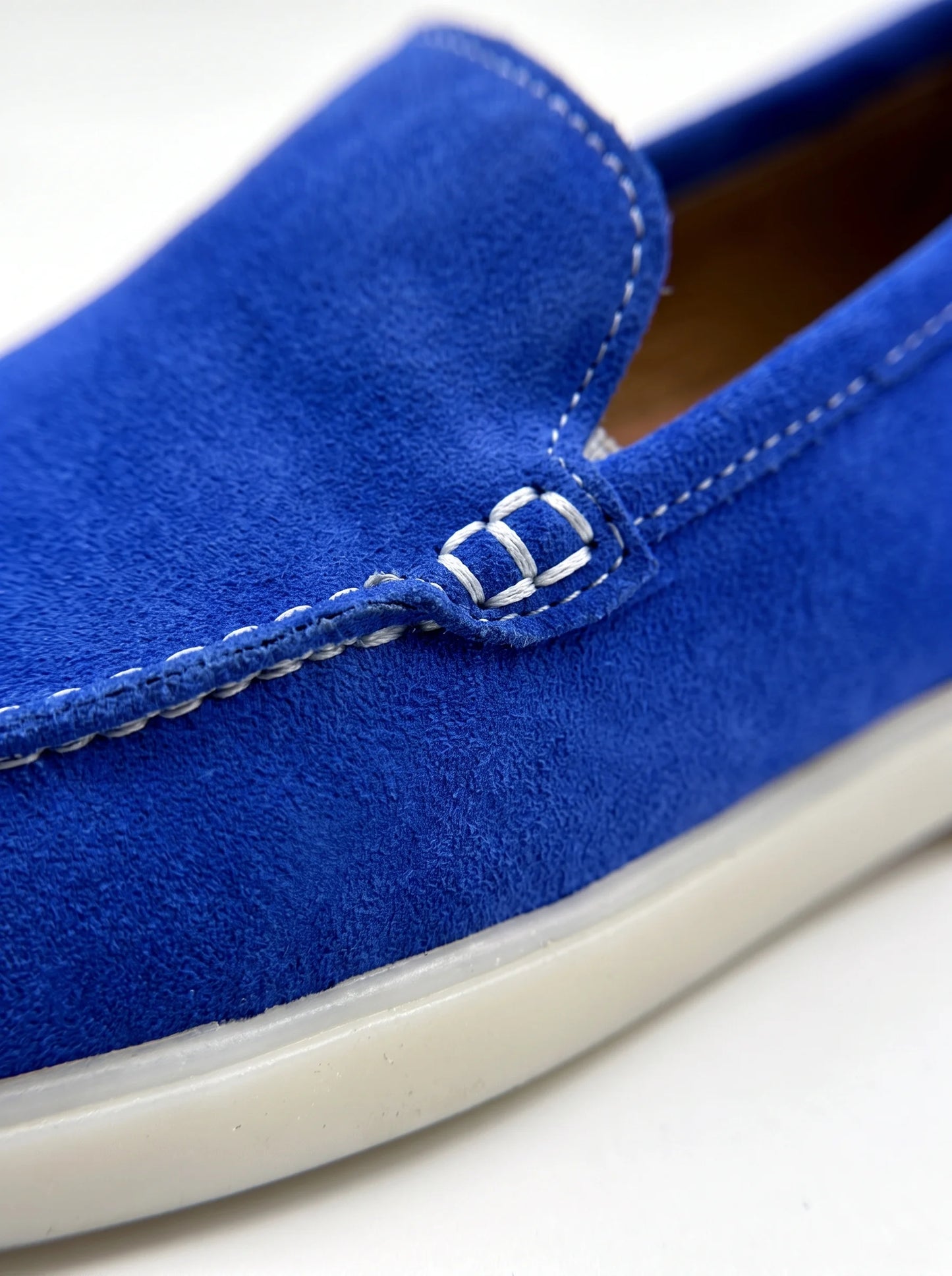 HEELVA Signature – Mocassin Prestige en daim premium