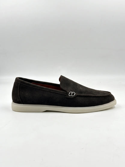 HEELVA Signature – Mocassin Prestige en daim premium