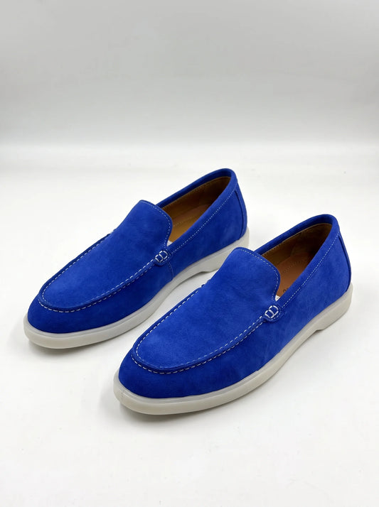 HEELVA Signature – Mocassin Prestige en daim premium