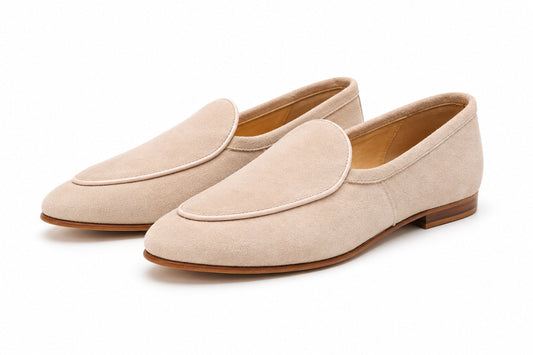Majisky Alyana Daniel Women's Genuine Suede Shoes Medical Sole Nude