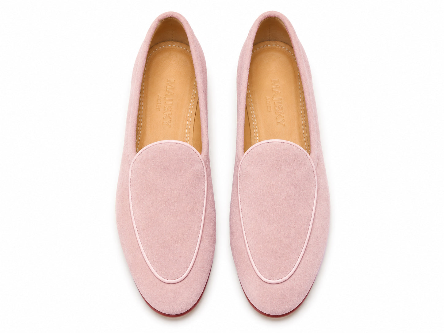 Majisky Alyana Daniel Women's Genuine Suede Shoes Medical Sole Nude