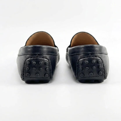 Heelva • Mocassins Slip-On en Cuir Véritable 100 % | Semelle en Caoutchouc Premium
