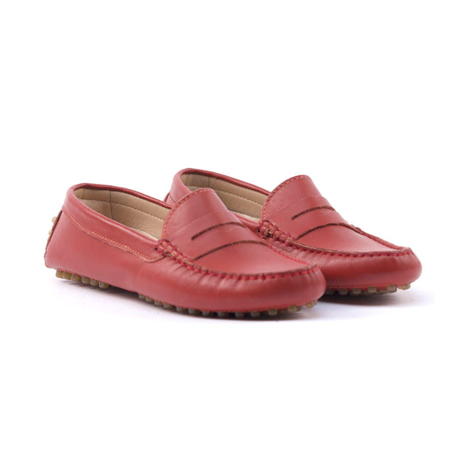 Majisky Mocassin 100% Leather Slip-On Loafers Premium Rubber Sole
