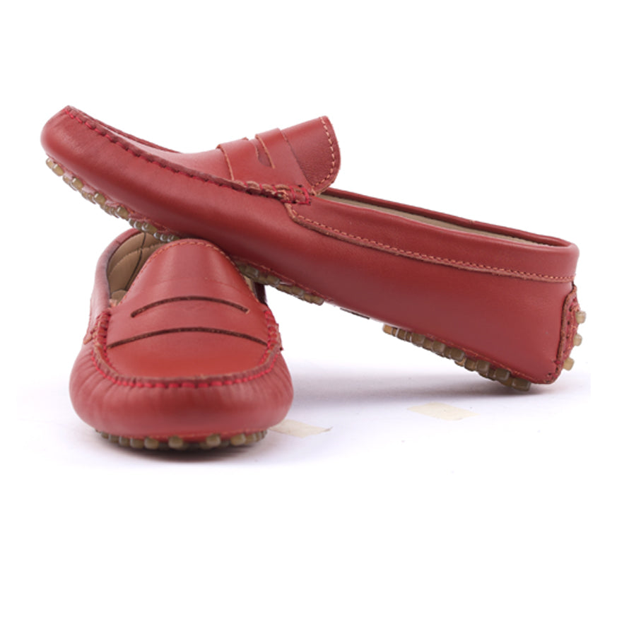 Majisky Mocassin 100% Leather Slip-On Loafers Premium Rubber Sole