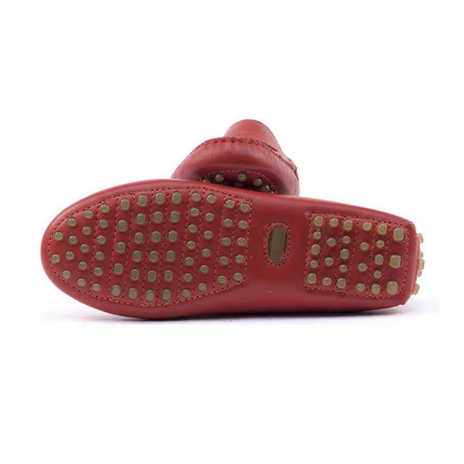 Majisky Mocassin 100% Leather Slip-On Loafers Premium Rubber Sole