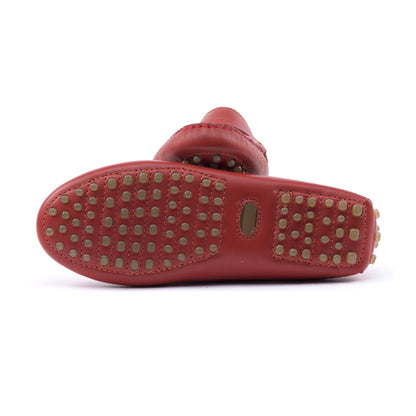Majisky Mocassin 100% Leather Slip-On Loafers Premium Rubber Sole